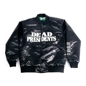 1995 DEAD PRESIDENTS SATIN JACKET (BLACK)