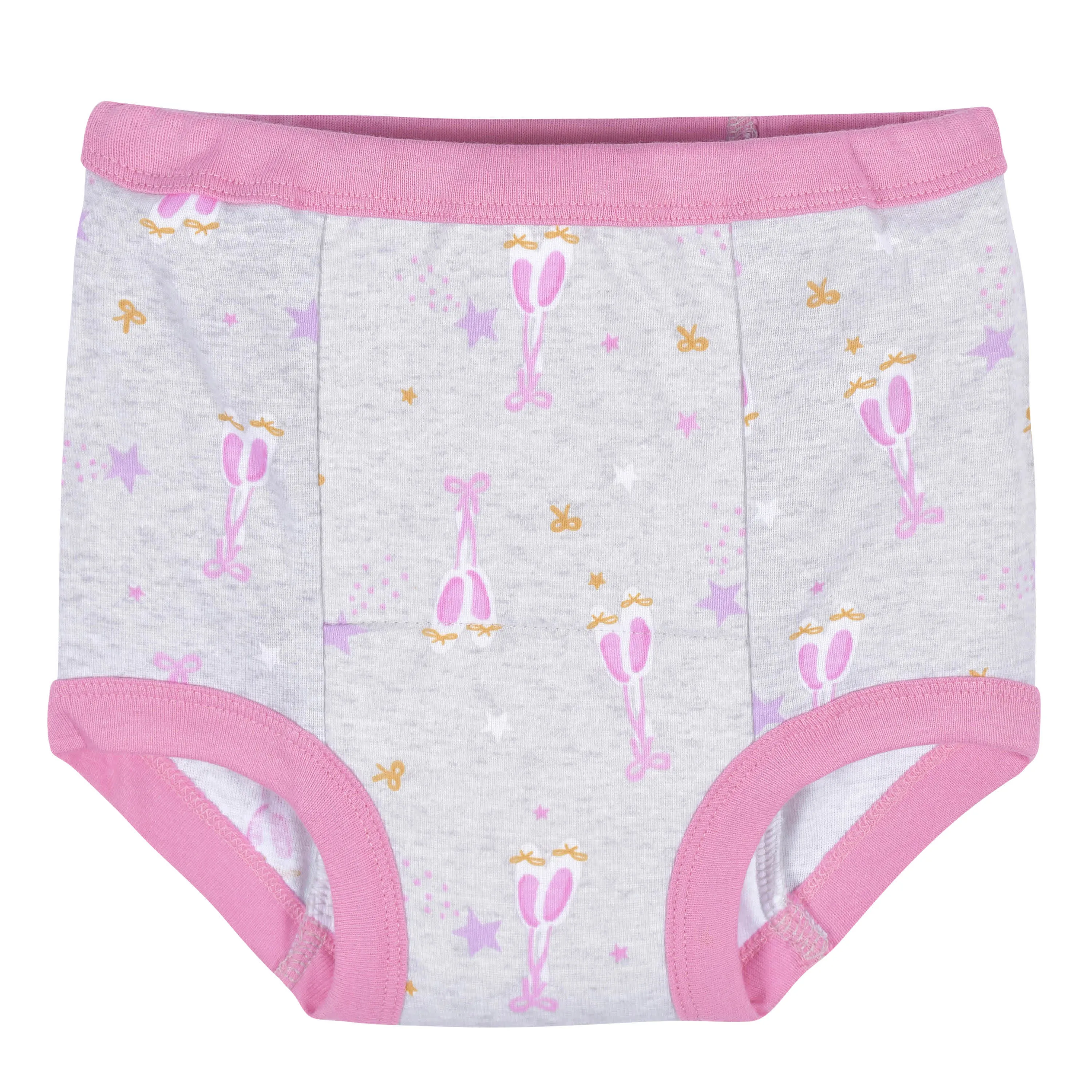 4-Pack Toddler Girls Ballerina Training Pants