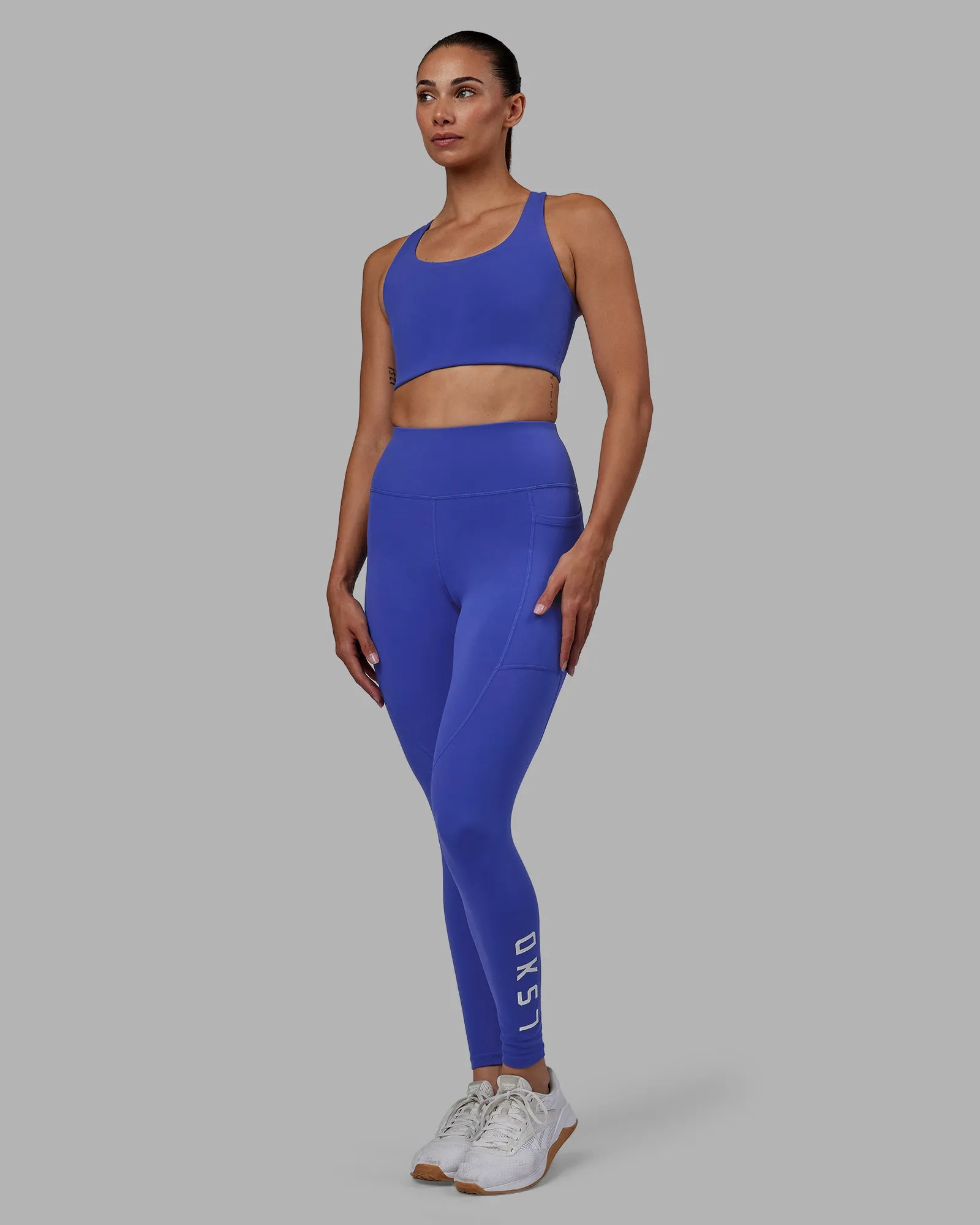 Ace Long Line Bra - Power Cobalt