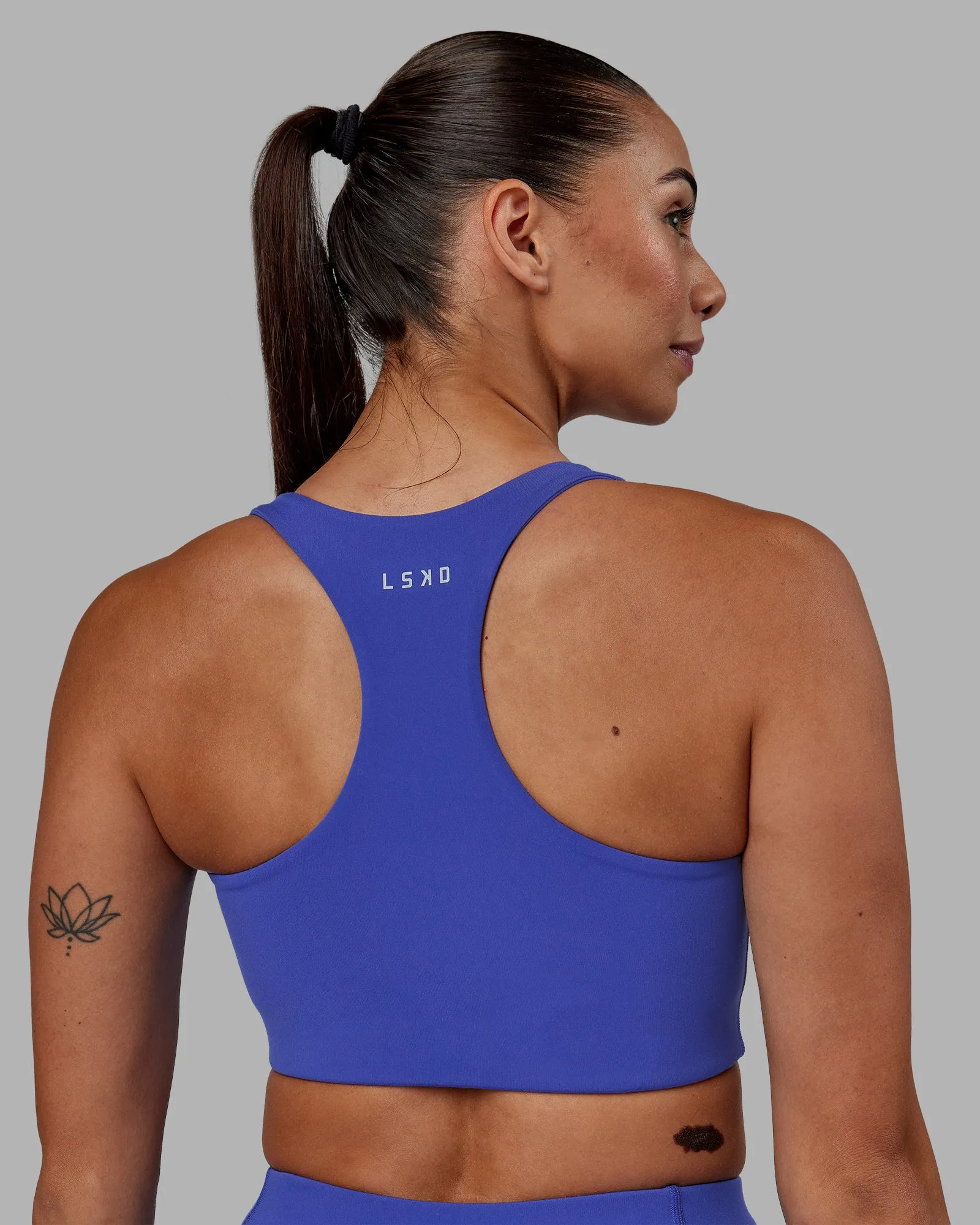 Ace Long Line Bra - Power Cobalt