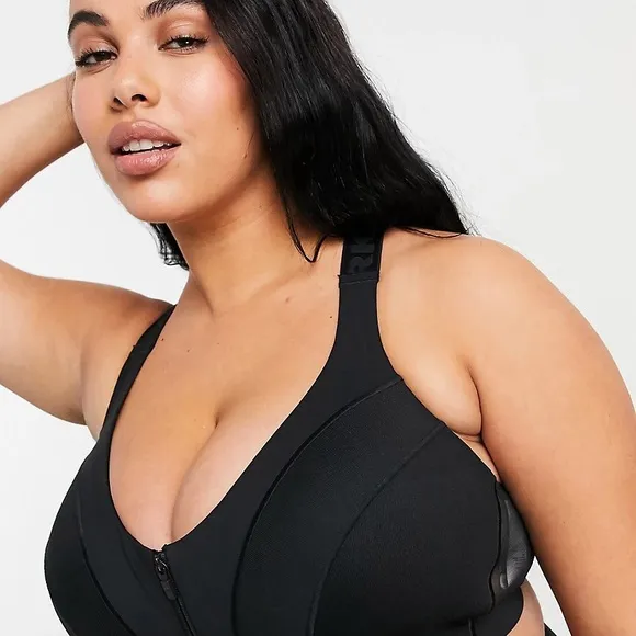 ADIDAS ORIGINALS Ivy Park Zip Bra (Plus Size) GS0350