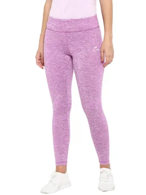Alcis Women Purple Solid Ankle-Length Leggings