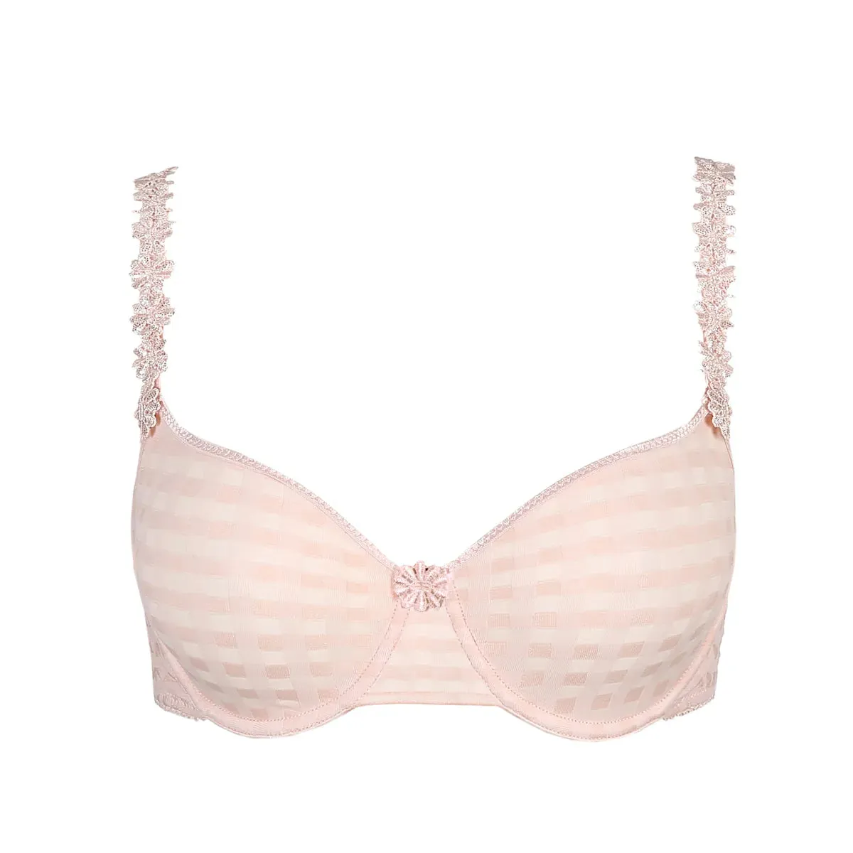 Avero Non Padded Full Cup Seamless Bra In Pearly Pink - Marie Jo
