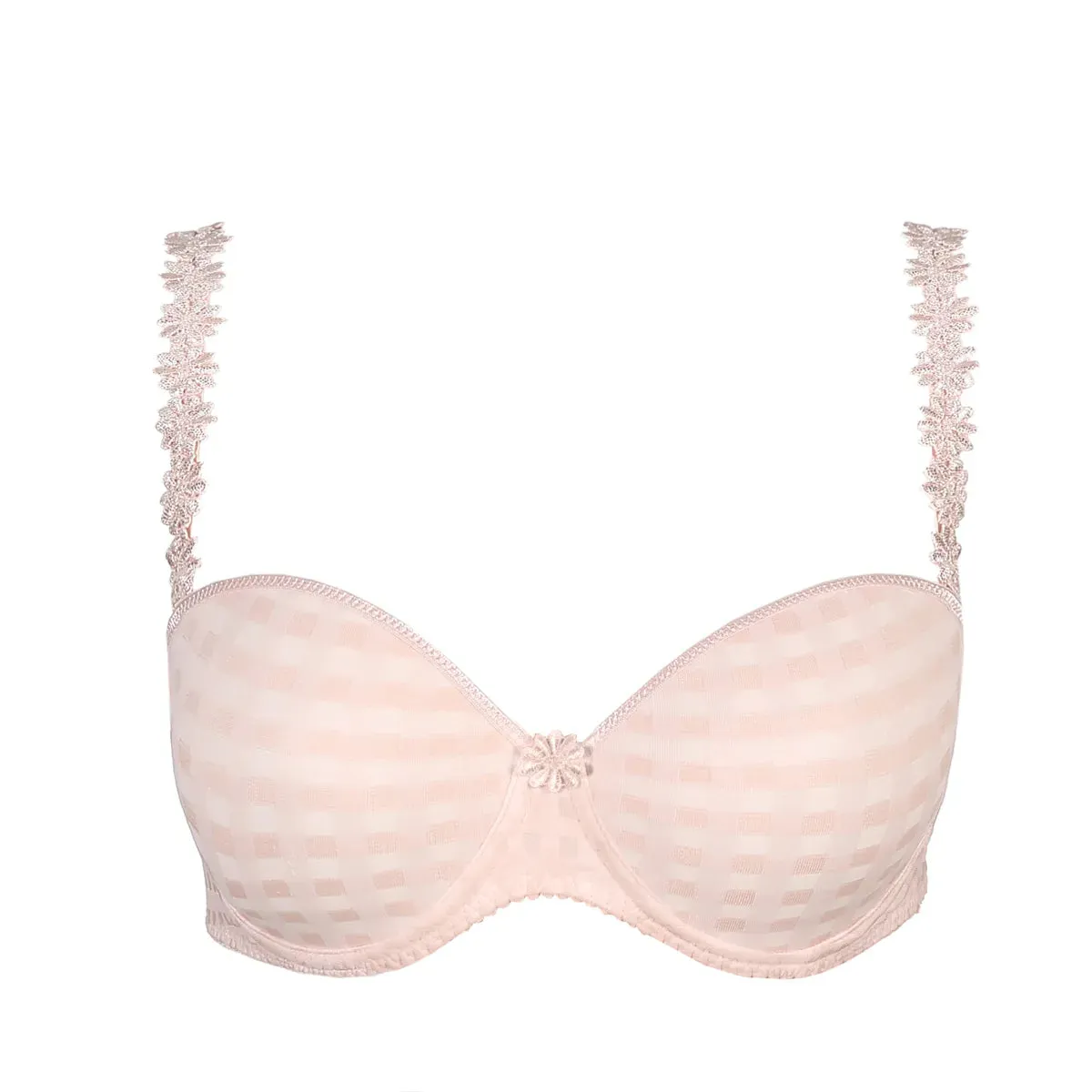 Avero Padded Strapless Bra In Pearly Pink - Marie Jo