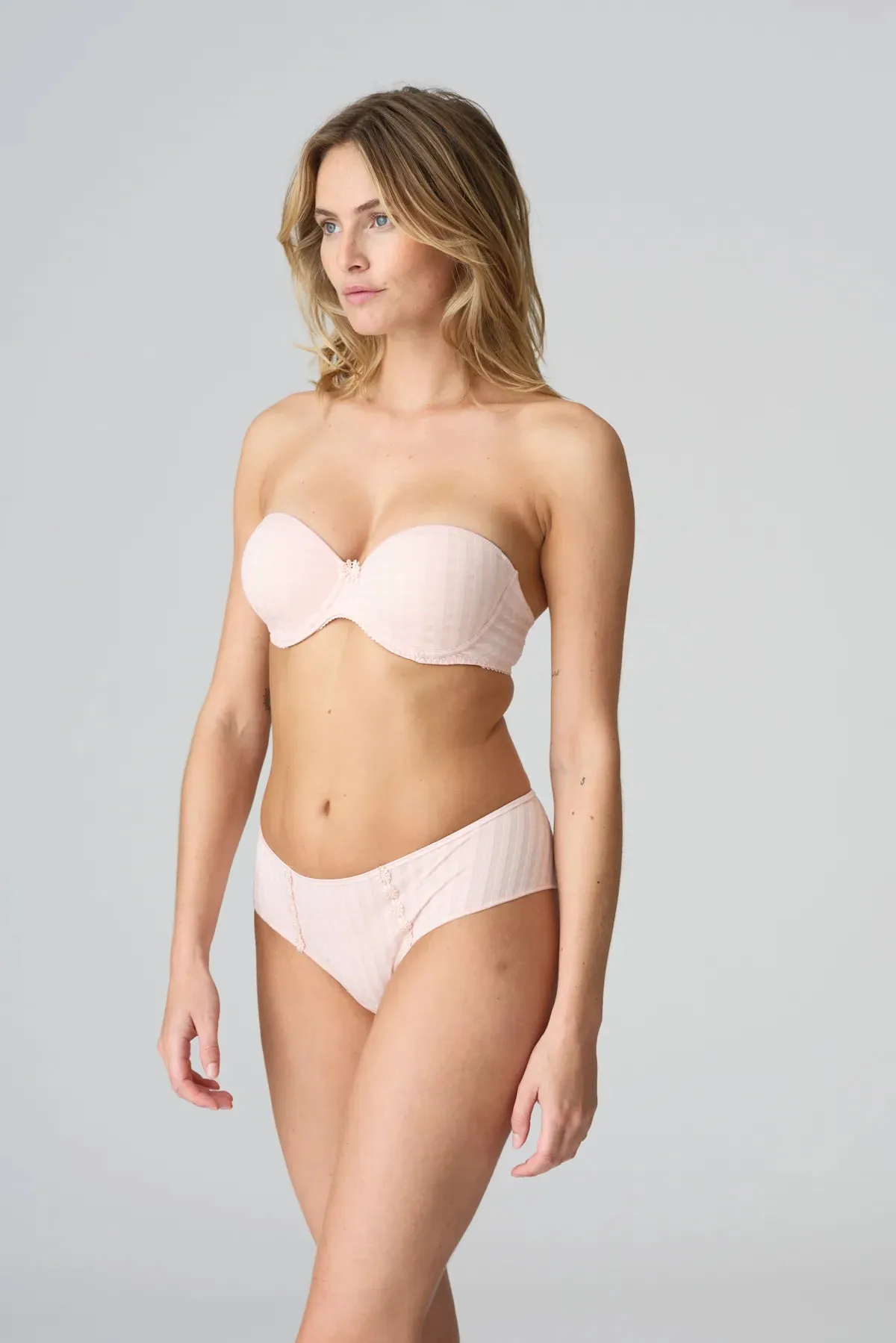 Avero Padded Strapless Bra In Pearly Pink - Marie Jo
