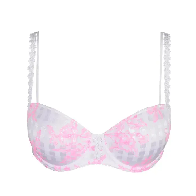 Avero Tiny Padded Balcony Bra In Love Blossom - Marie Jo