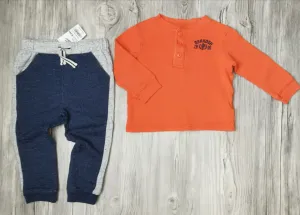 BABY BOY SIZE 18/24 MONTHS - OSHKOSH, 2 Piece Mix N Match Outfit NWT / VGUC B7