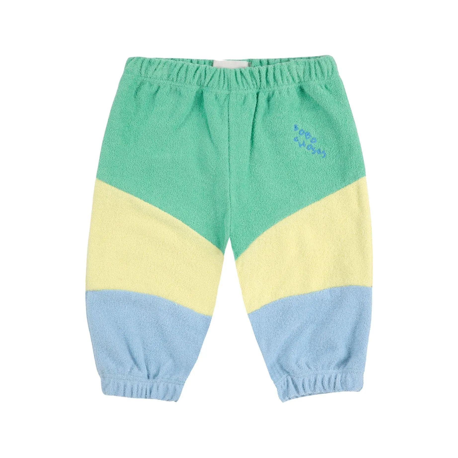 Baby Green Color Block Jogging Pants