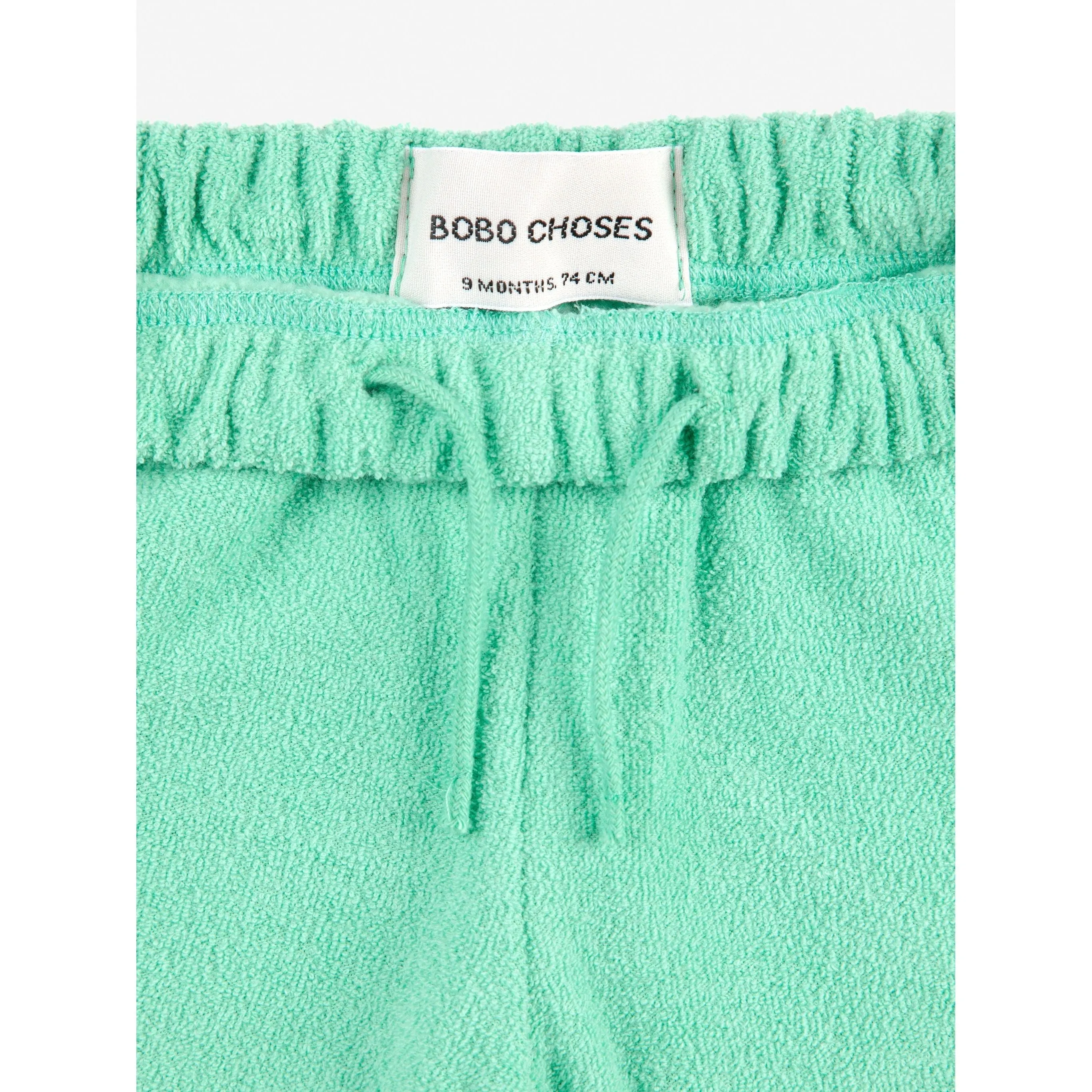 Baby Green Color Block Jogging Pants