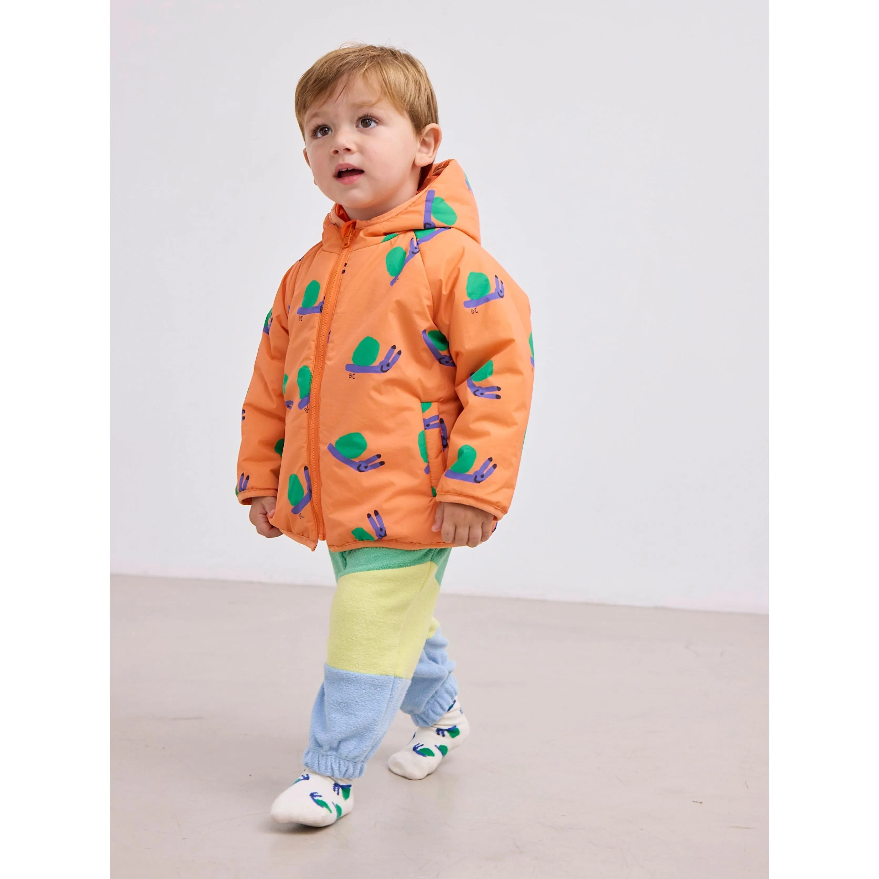 Baby Green Color Block Jogging Pants
