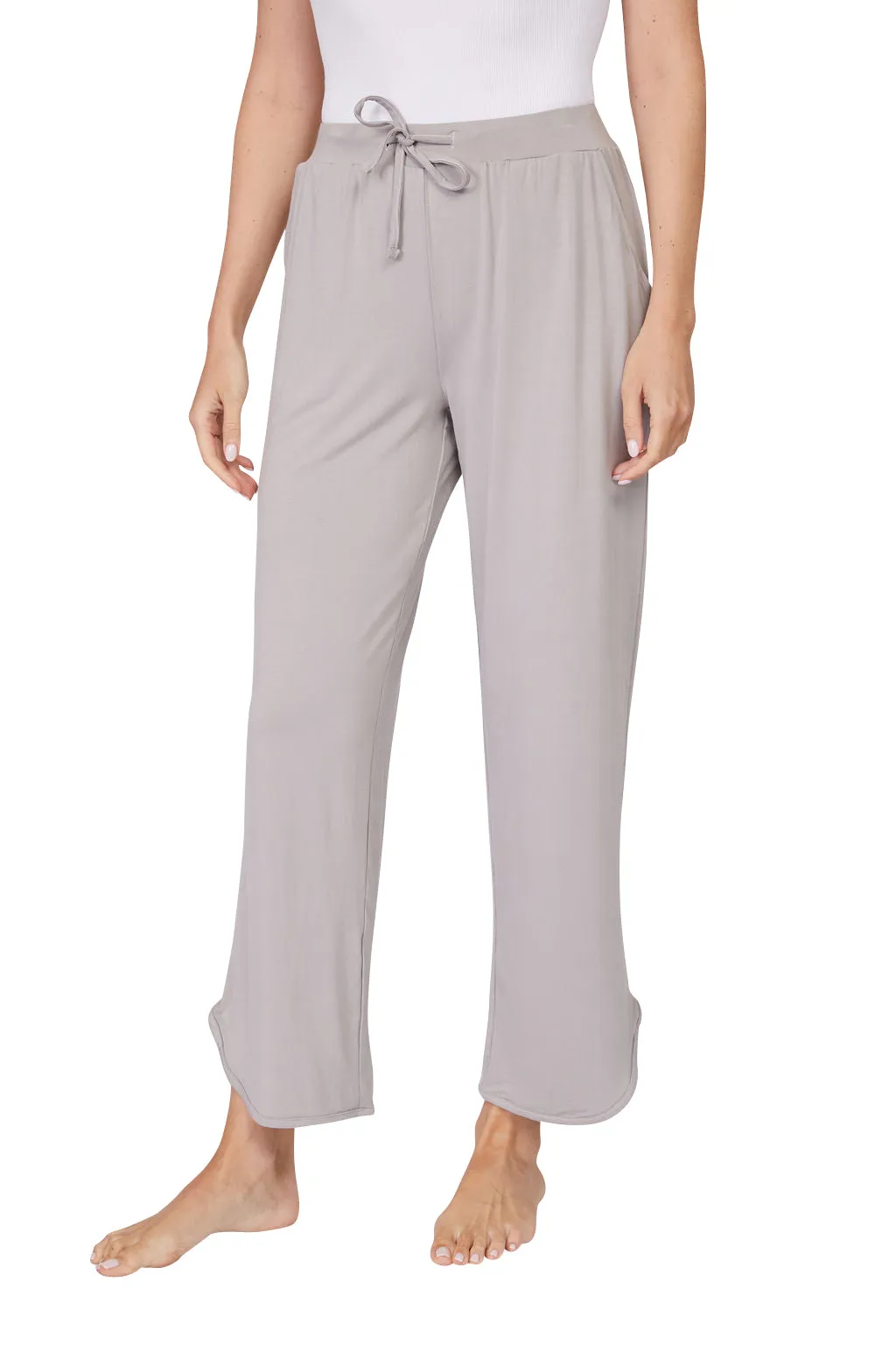 Bamboo Cropped Curve Jogger Pants