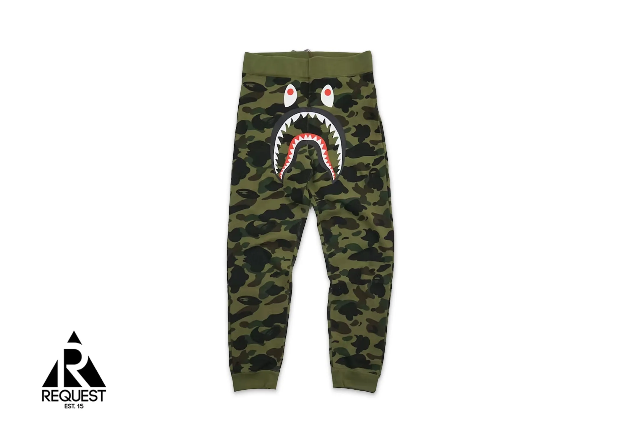BAPE 1st Camo Shark Sweatpants "Green"