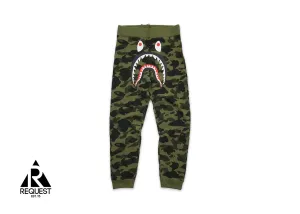 BAPE 1st Camo Shark Sweatpants "Green"