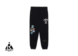 BAPE Multi Fonts Sweatpants “Black”