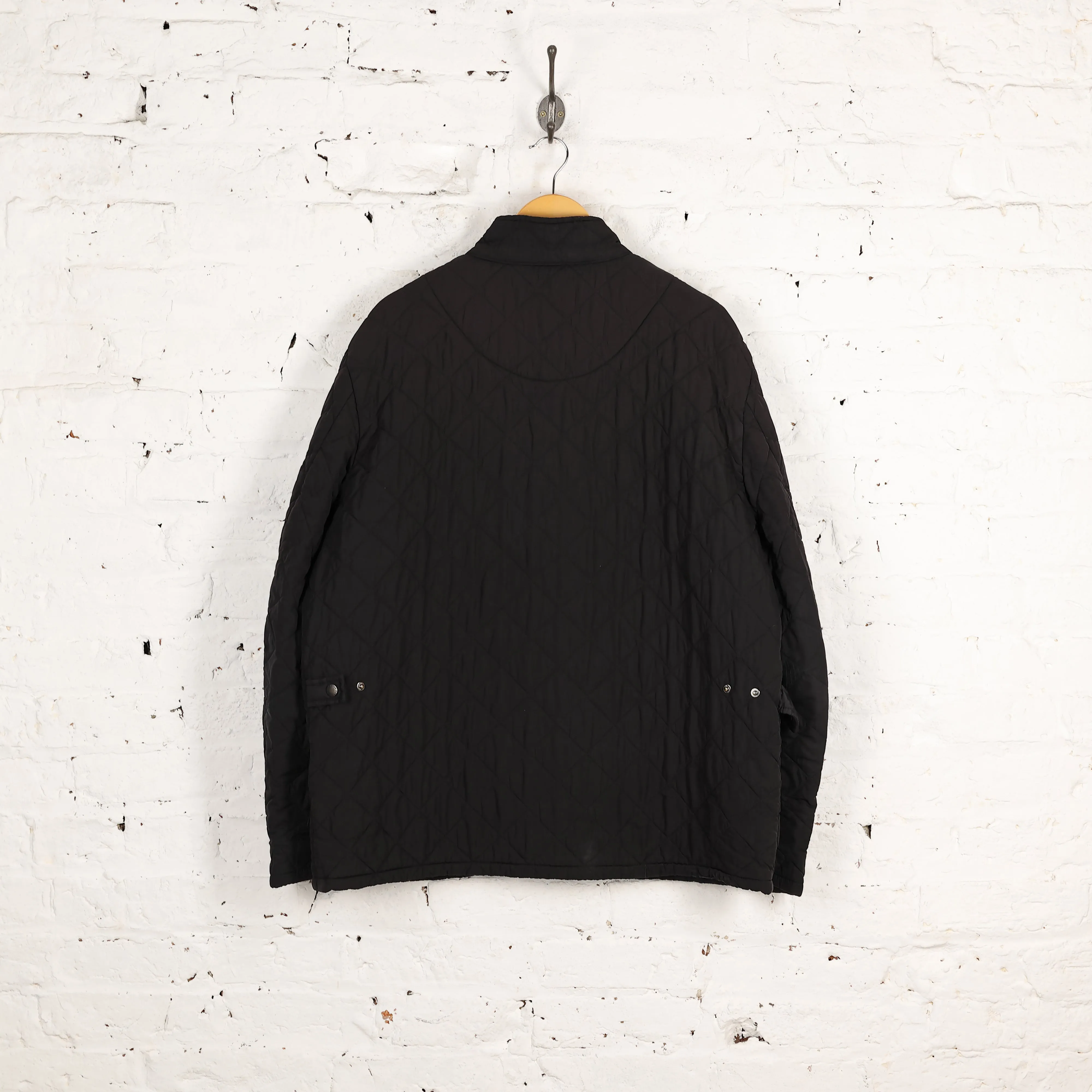 Barbour Chelsea Sport Quilt Jacket - Black - XXL