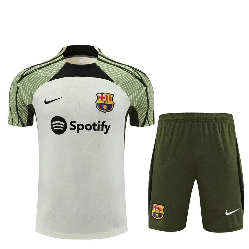 Barcelona Short Sleeve Training Suit For Men T-shirt/short