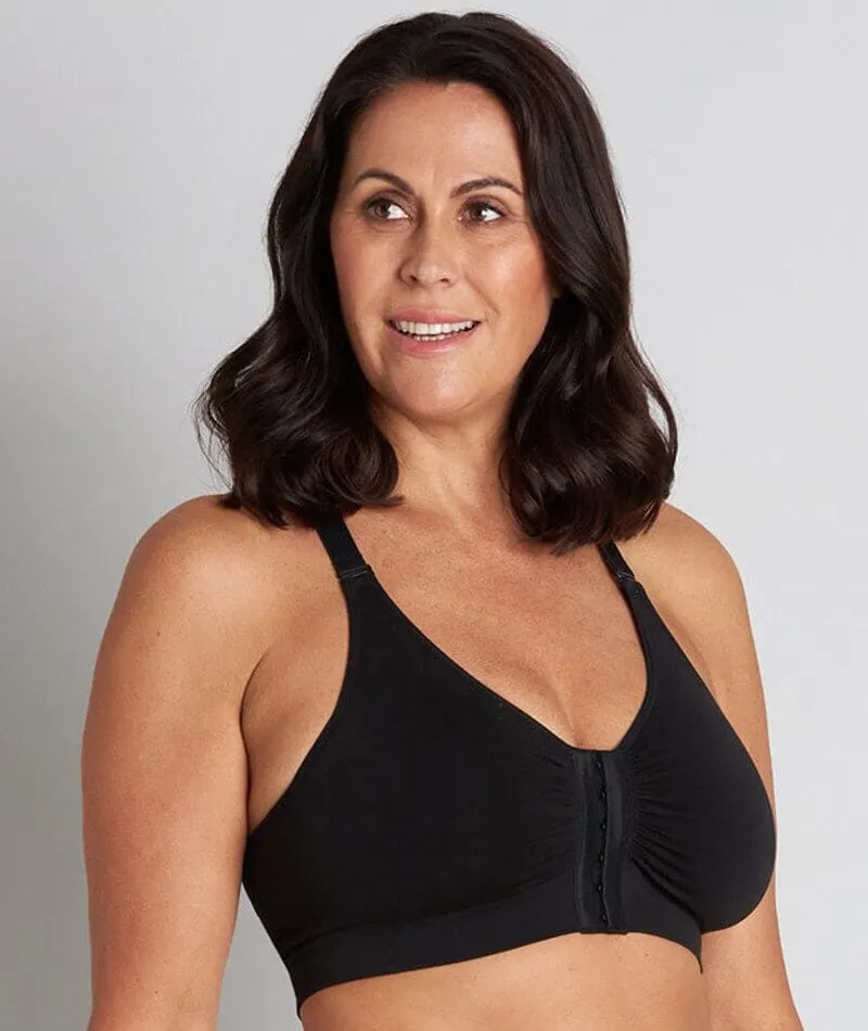 Bendon Restore Front Opening Wire-Free Bra - Black
