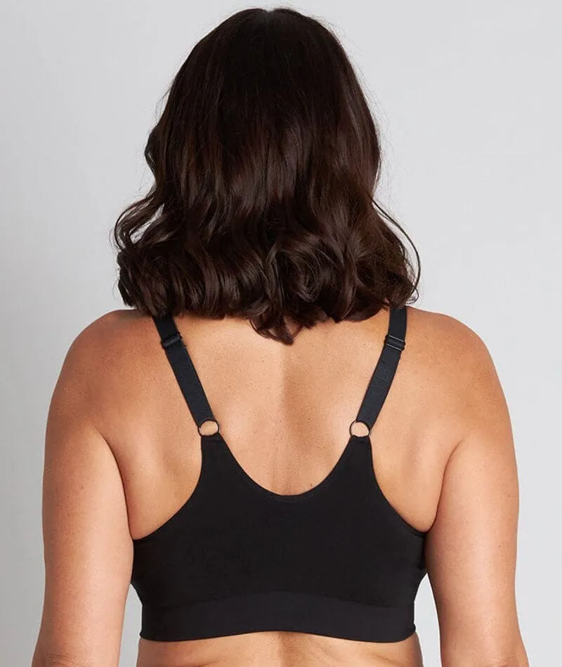 Bendon Restore Front Opening Wire-Free Bra - Black
