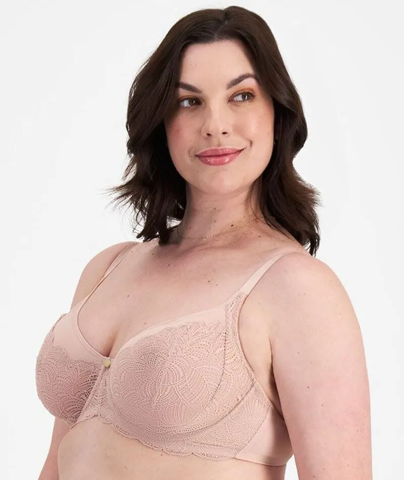 Berlei Lift & Shape Minimiser Bra - Nude Lace