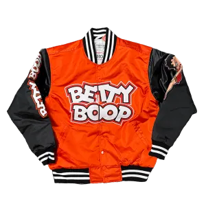 BETTY BOOP SATIN JACKET (BLACK)