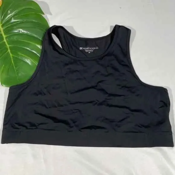 Beyond Yoga | High Neck Racerback Sports Bra