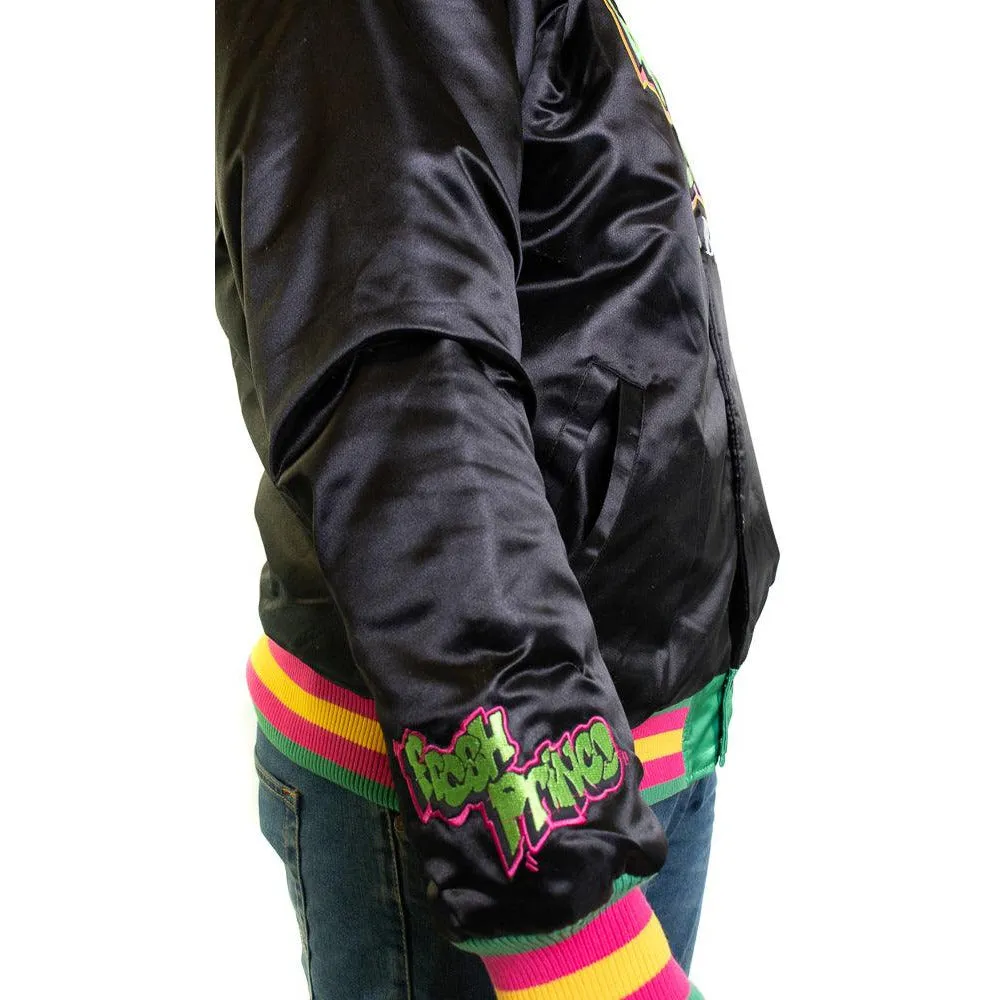 Black Fresh Prince Satin Jacket