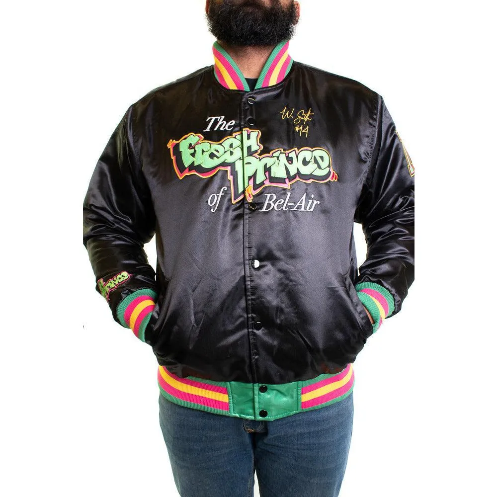 Black Fresh Prince Satin Jacket