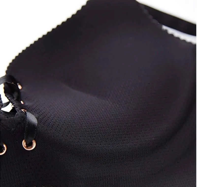 Black Sexy Figure Maintain Push Up  Bra - Wide Strip - Double Padded Bra