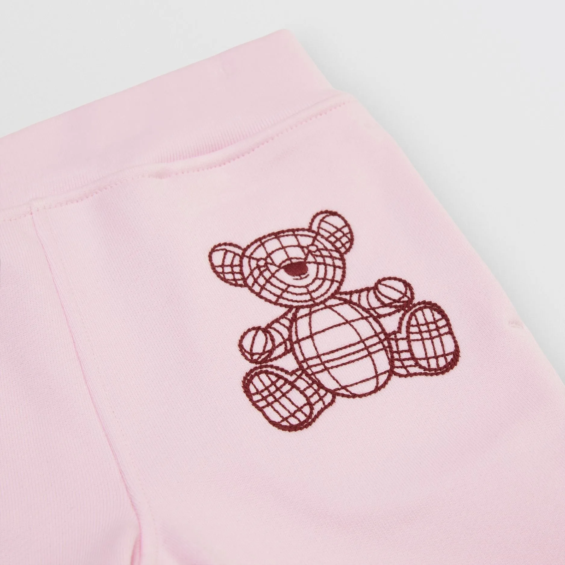 Burberry Baby Girls Pink Bear Joggers