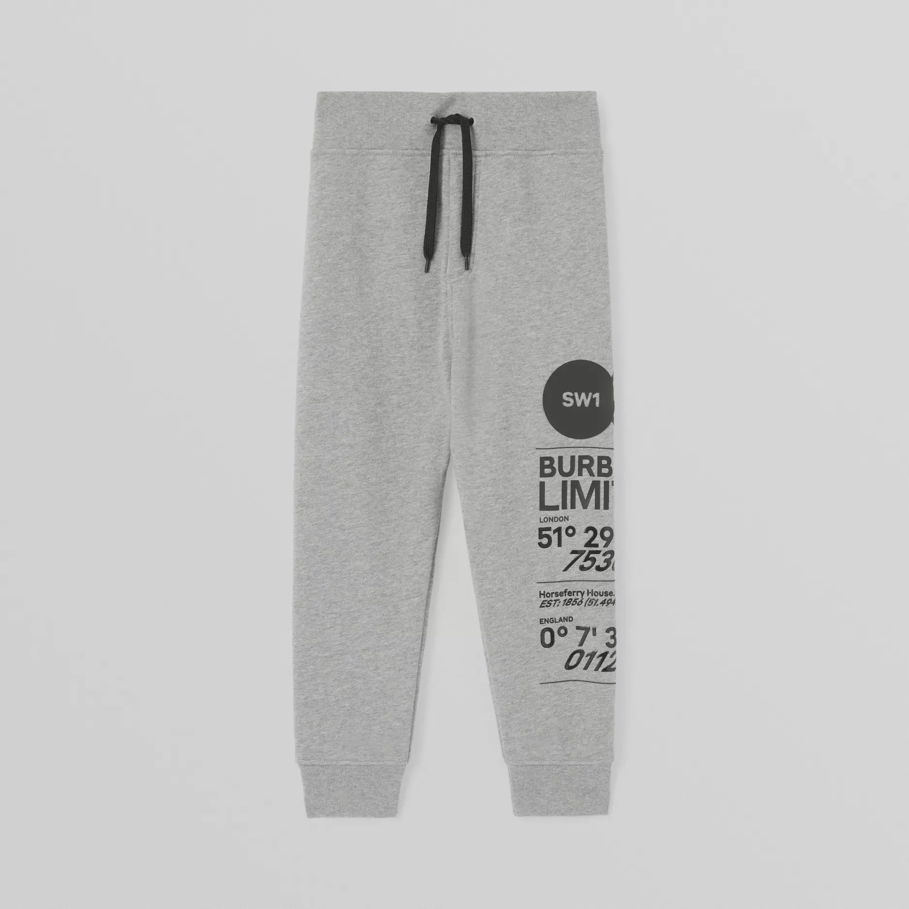 Burberry CB Logo Cotton Sweatpants