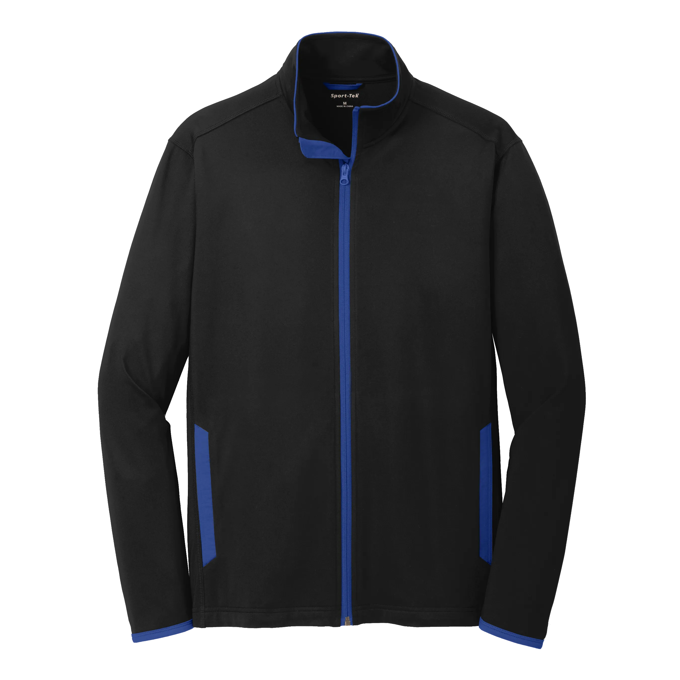 C1666M Mens Stretch Contrast Full Zip Jacket