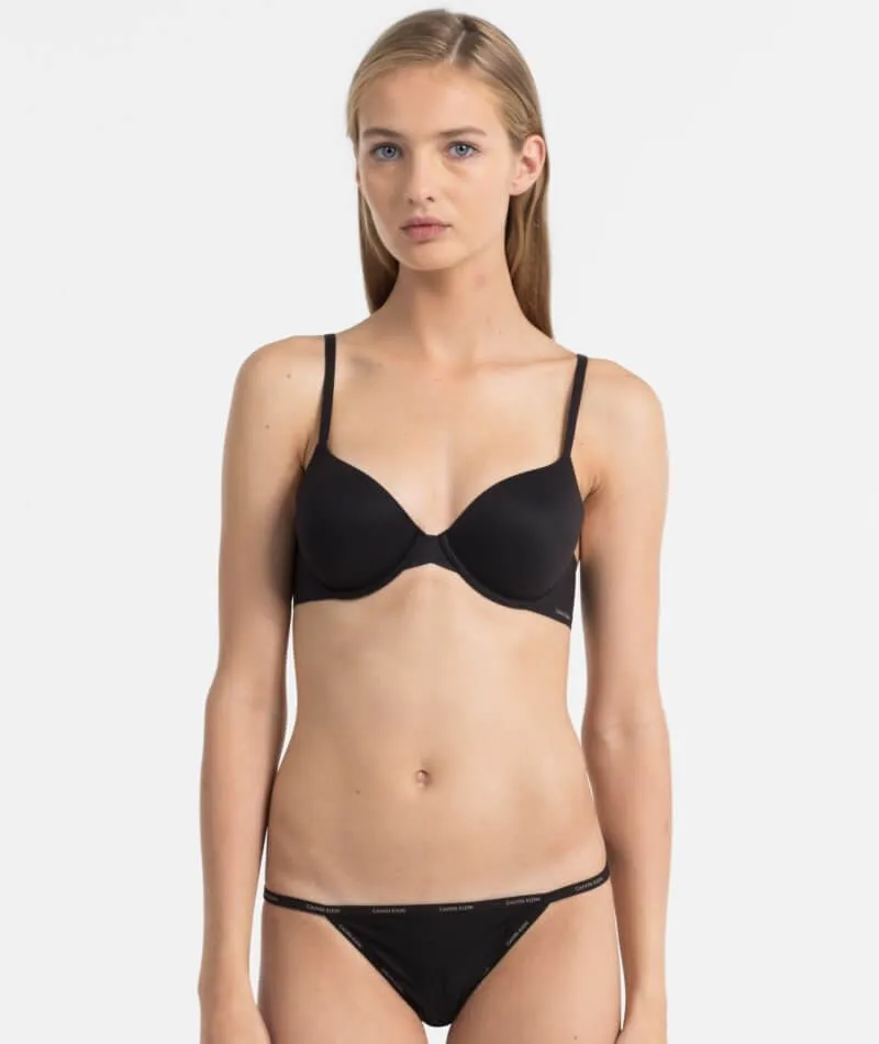 Calvin Klein Perfectly Fit T-Shirt Bra - Black