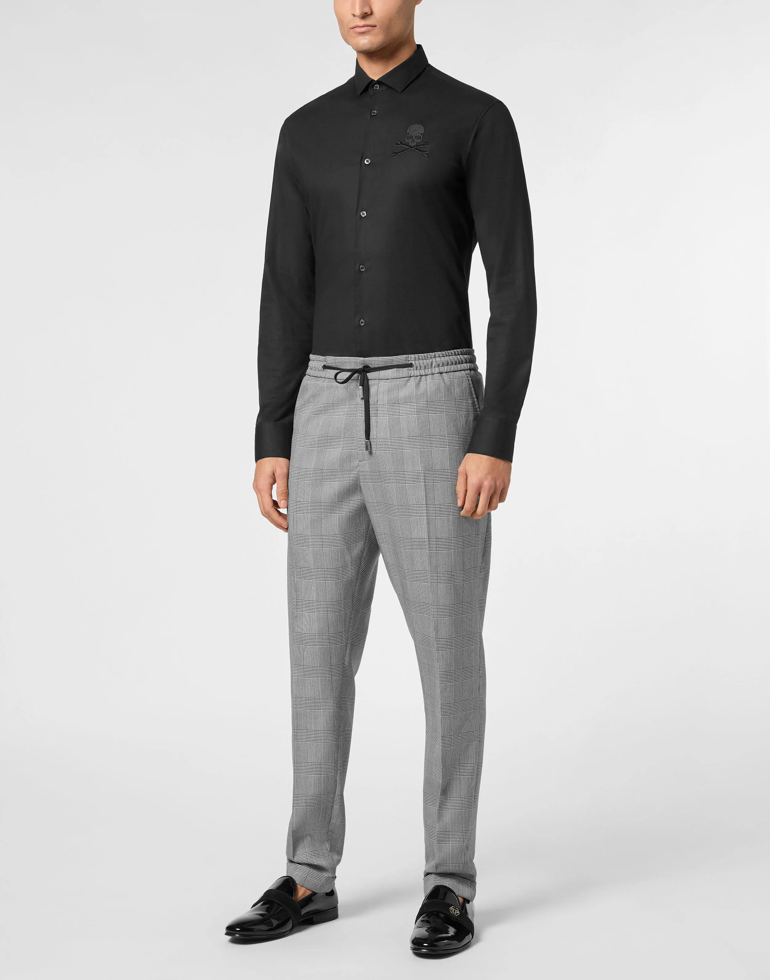 Checkered Jogging Trousers