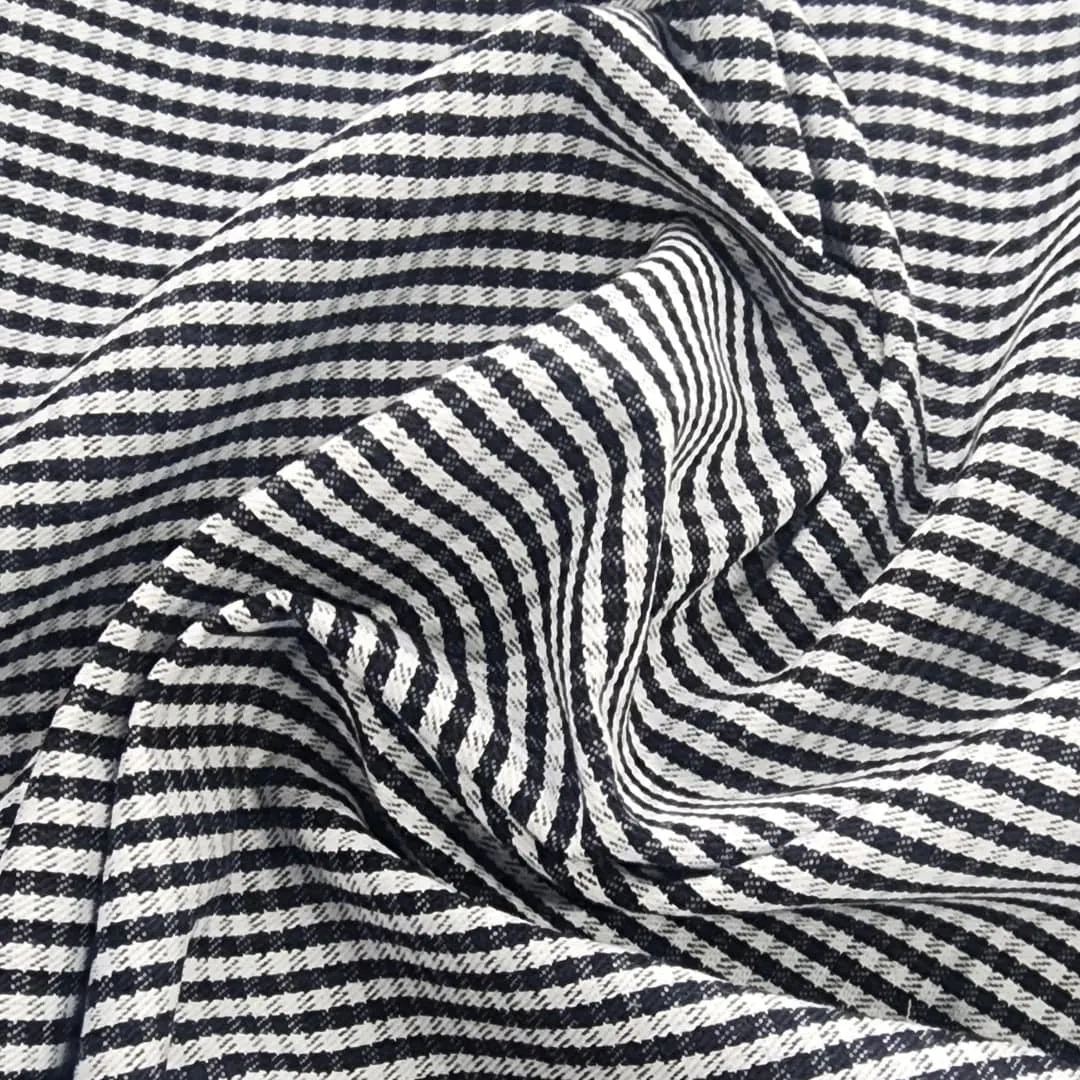Chef Check Fabric Black 150cm