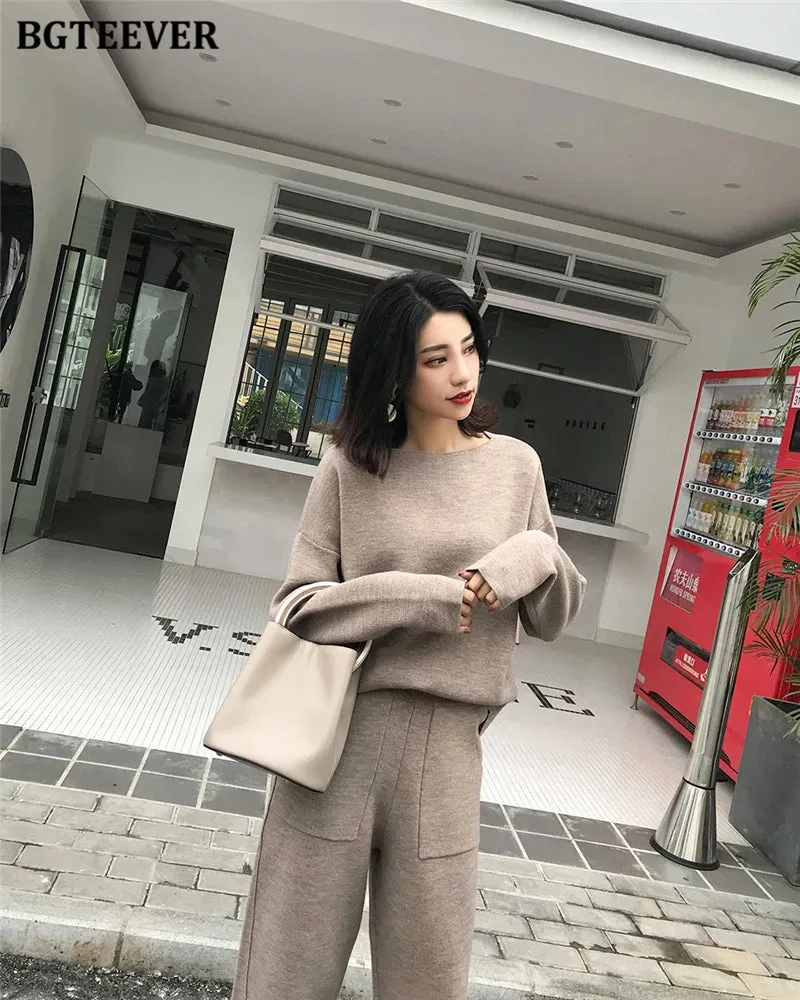 Chic Oversized Turtleneck Sweater for Women