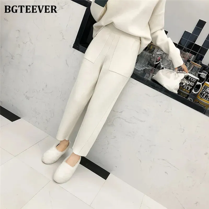 Chic Oversized Turtleneck Sweater for Women