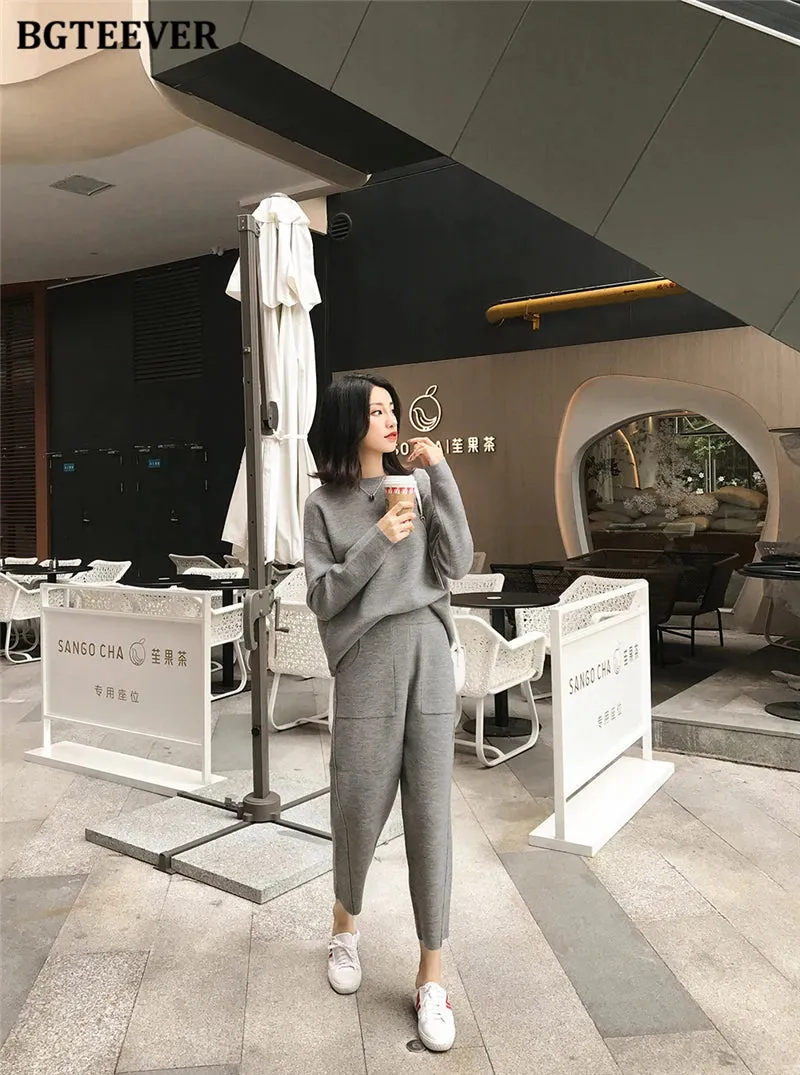 Chic Oversized Turtleneck Sweater for Women