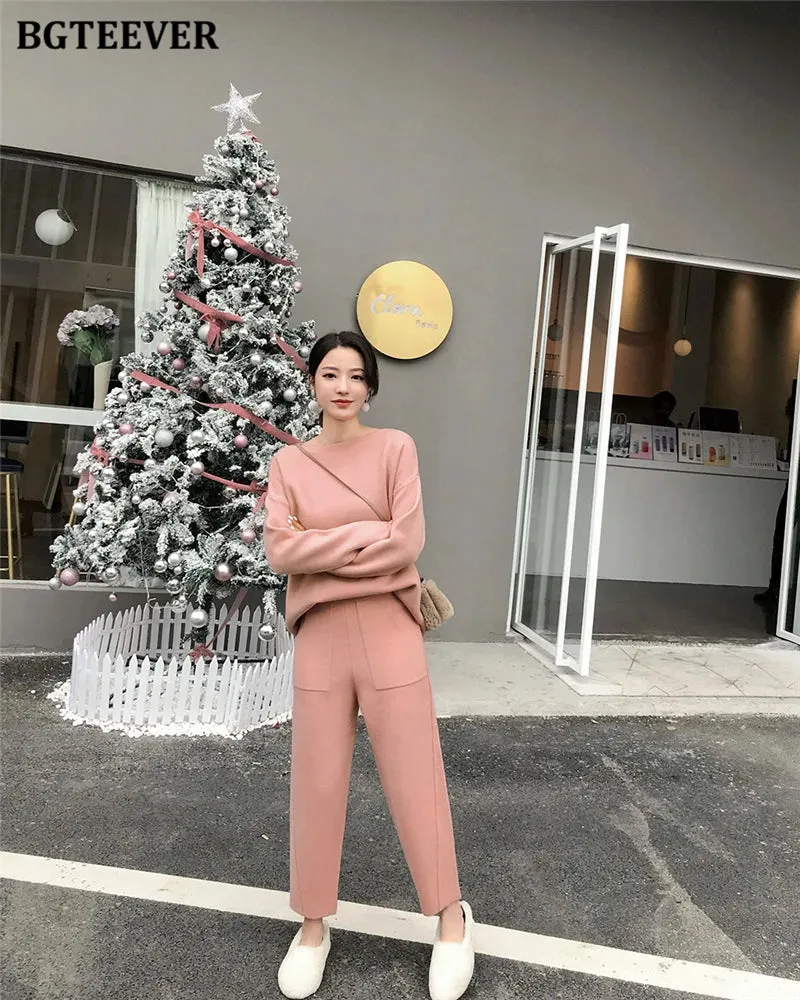 Chic Oversized Turtleneck Sweater for Women