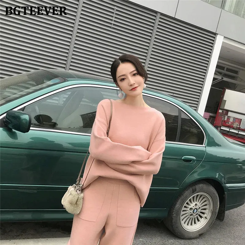 Chic Oversized Turtleneck Sweater for Women