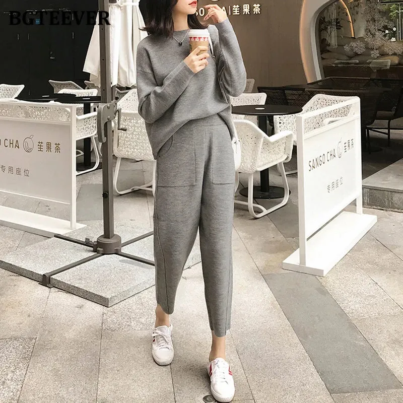 Chic Oversized Turtleneck Sweater for Women