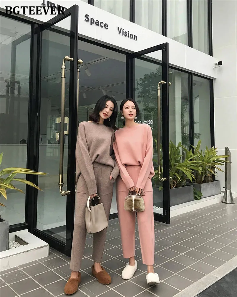 Chic Oversized Turtleneck Sweater for Women