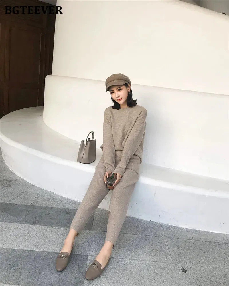 Chic Oversized Turtleneck Sweater for Women