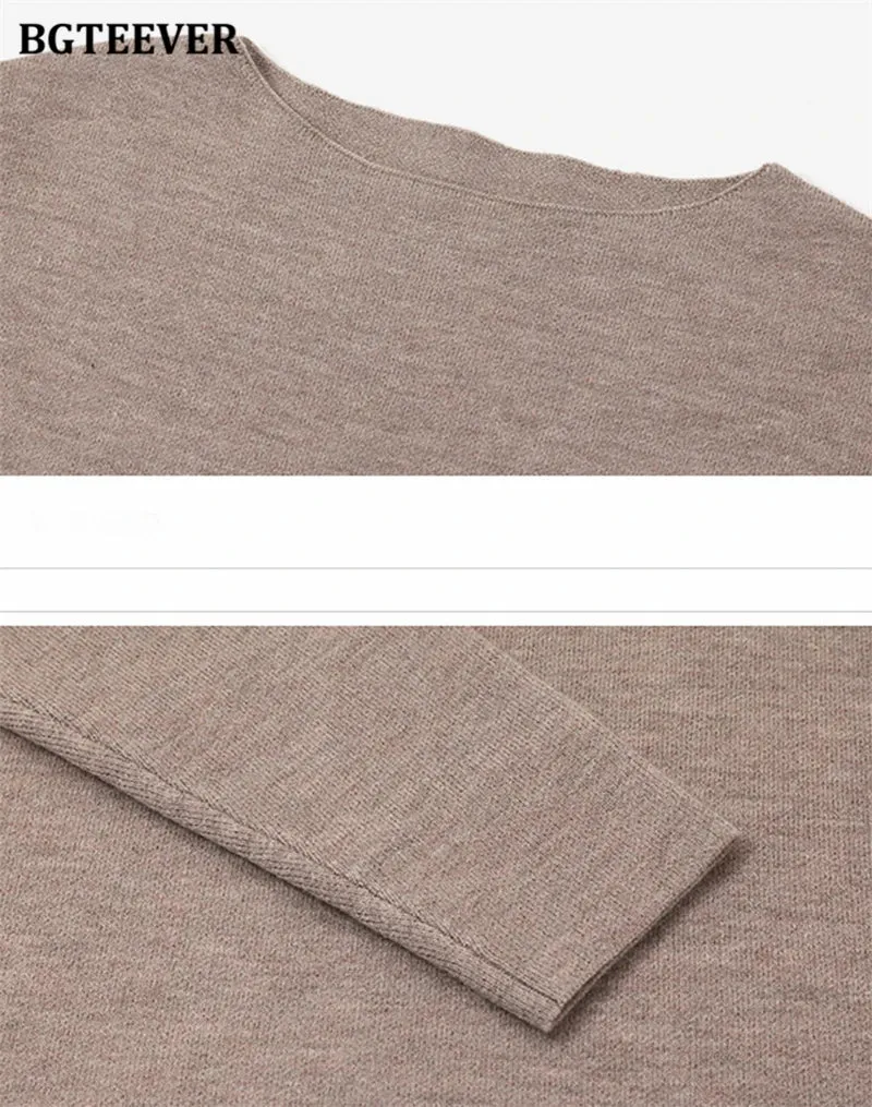 Chic Oversized Turtleneck Sweater for Women