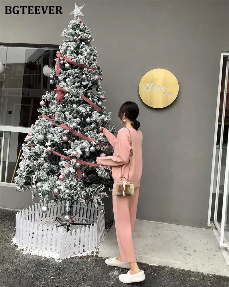 Chic Oversized Turtleneck Sweater for Women