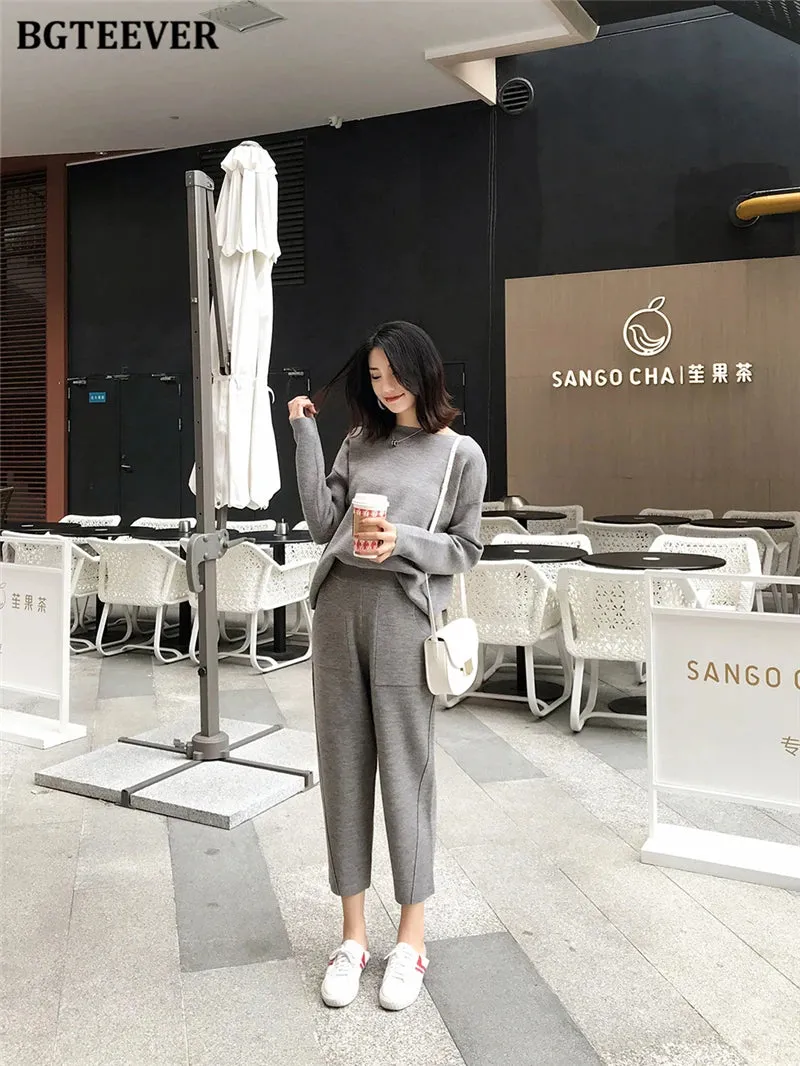 Chic Oversized Turtleneck Sweater for Women