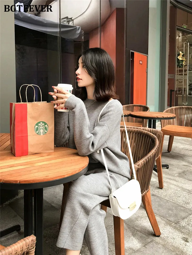 Chic Oversized Turtleneck Sweater for Women
