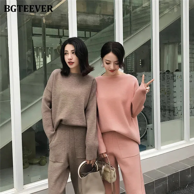 Chic Oversized Turtleneck Sweater for Women