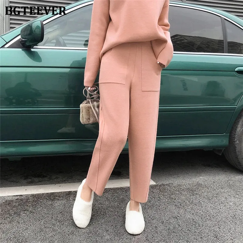 Chic Oversized Turtleneck Sweater for Women