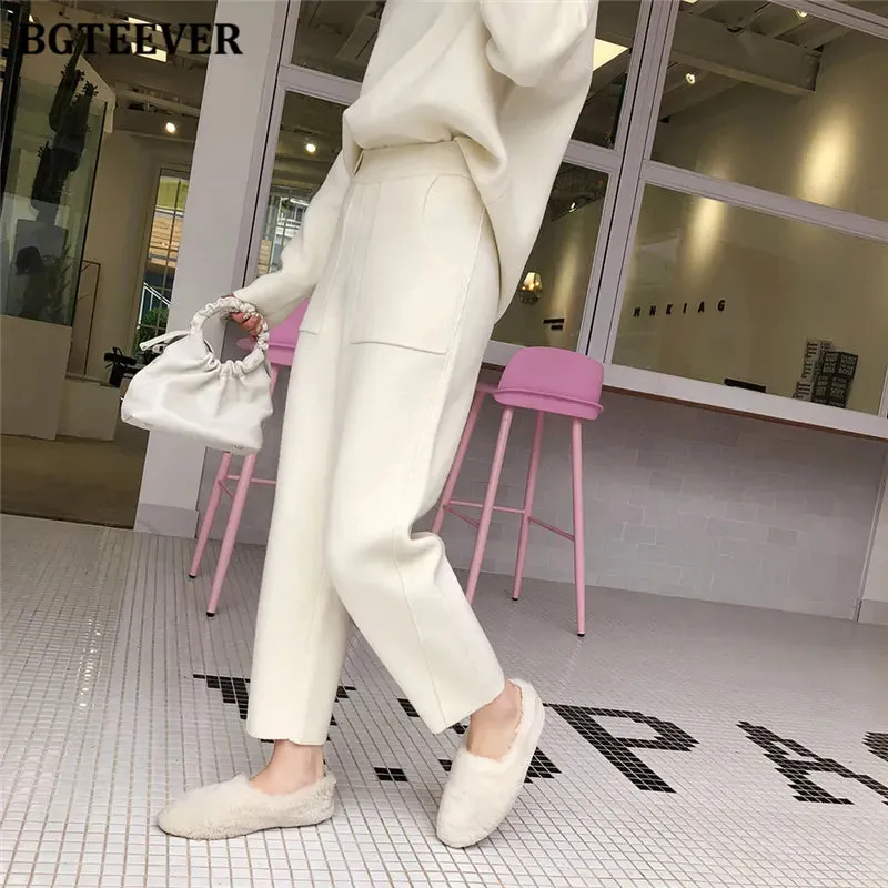 Chic Oversized Turtleneck Sweater for Women