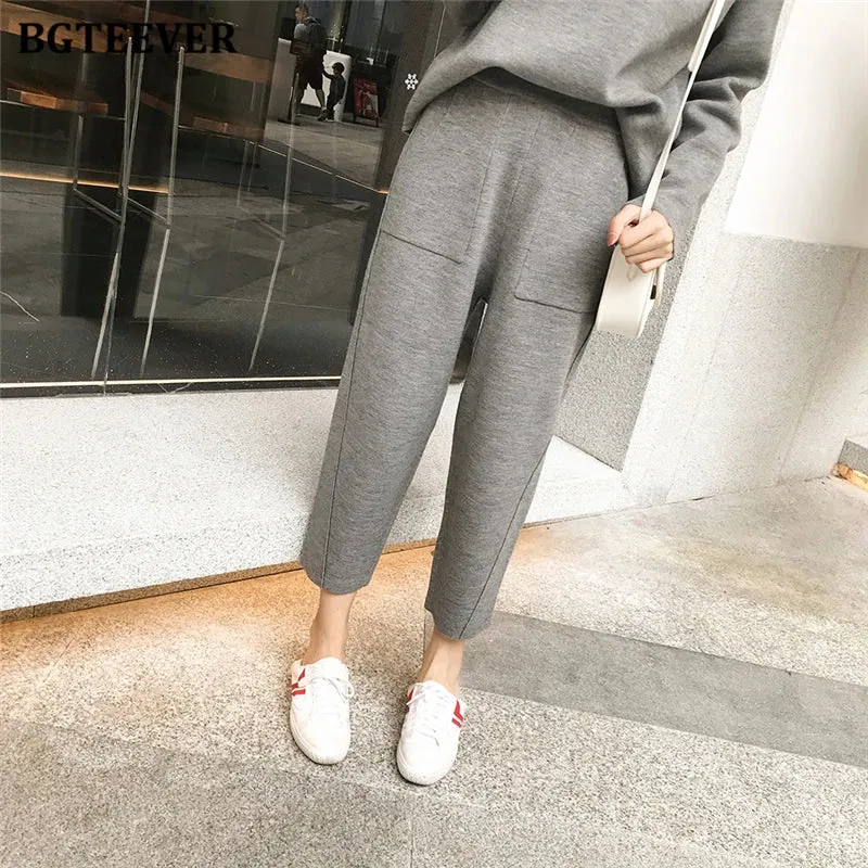 Chic Oversized Turtleneck Sweater for Women
